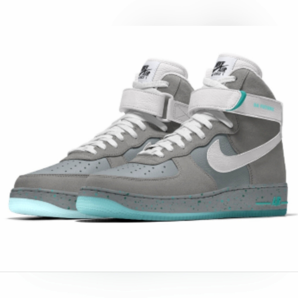 Exclusive Nike 1 of 1 Air Force 1 High NIKE MAG "Marty Mcfly"